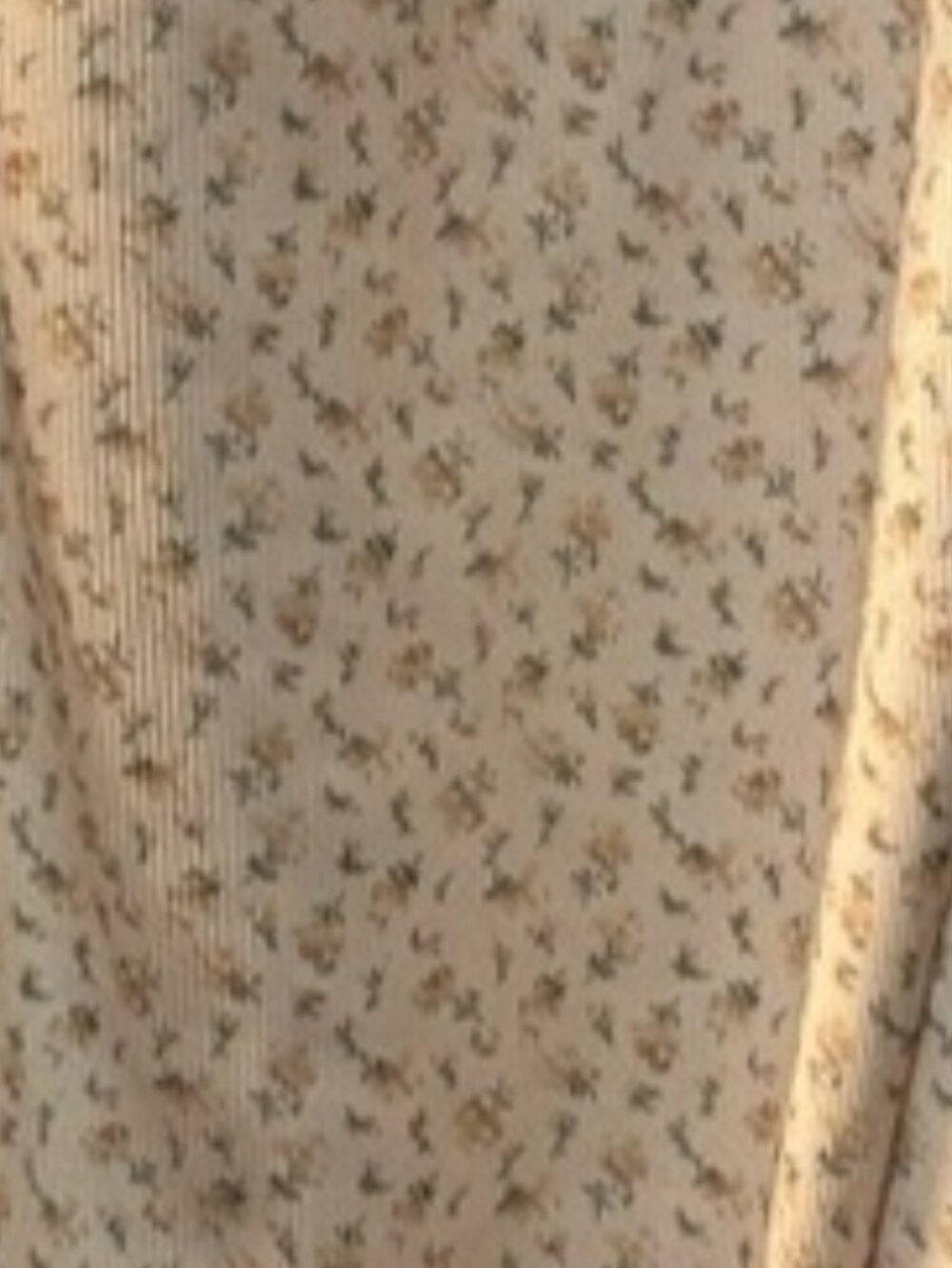 💜$2 Deals- Light Floral Medium Ruched Slip Dress‎ in Cream